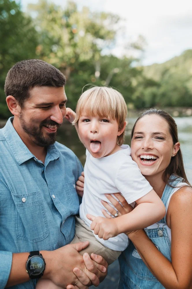 Columbus Ohio Family Photography | Creek Mini Session