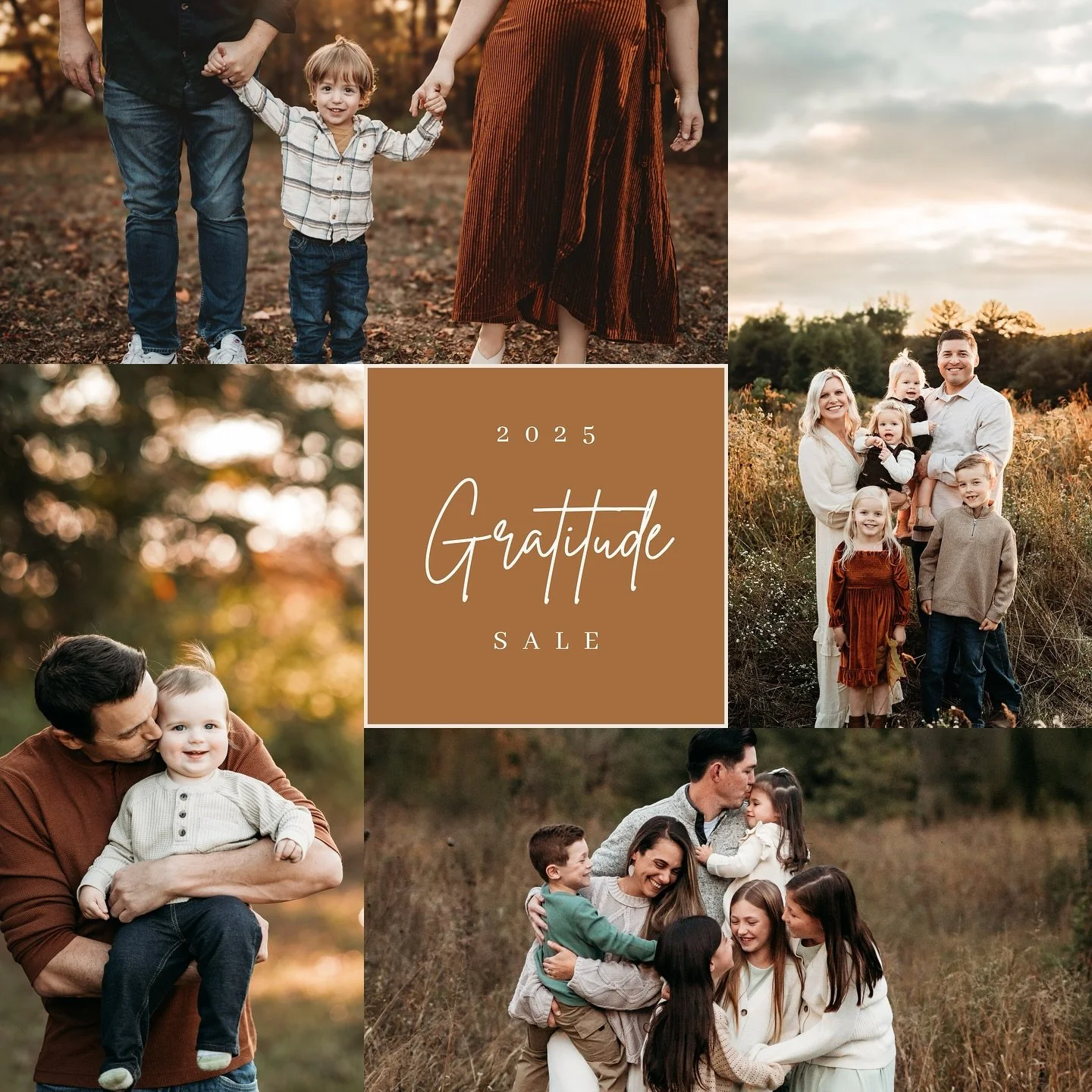 🍁My 2025 Gratitude Sale is Now Open!🍁

November is a month for gratitude.. and I am so so thankful for anyone and everyone that has helped me on my photography journey over the years. Whether you have had a session with me, given me words of encour