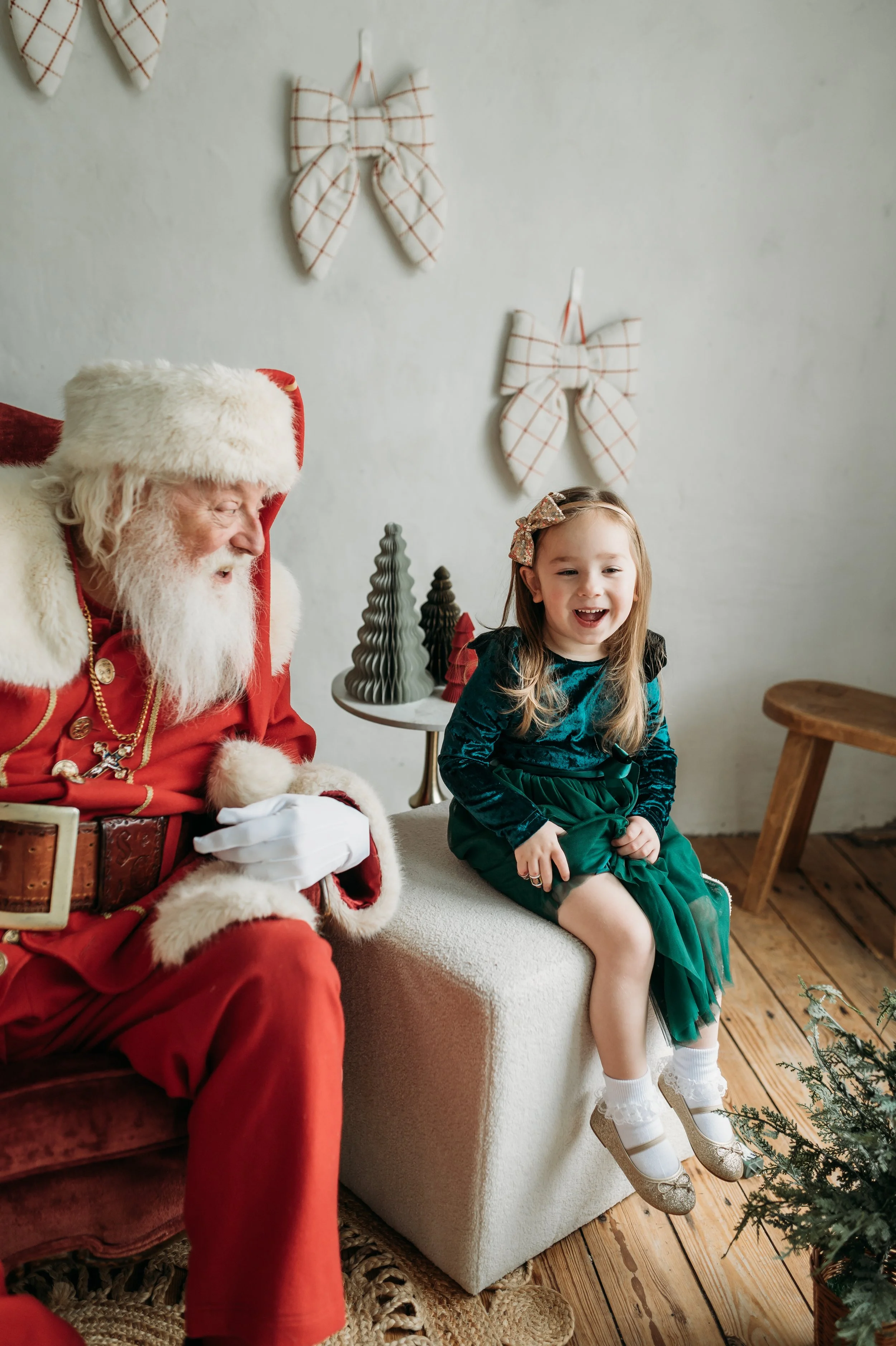 Santa Mini Session in Columbus, Ohio