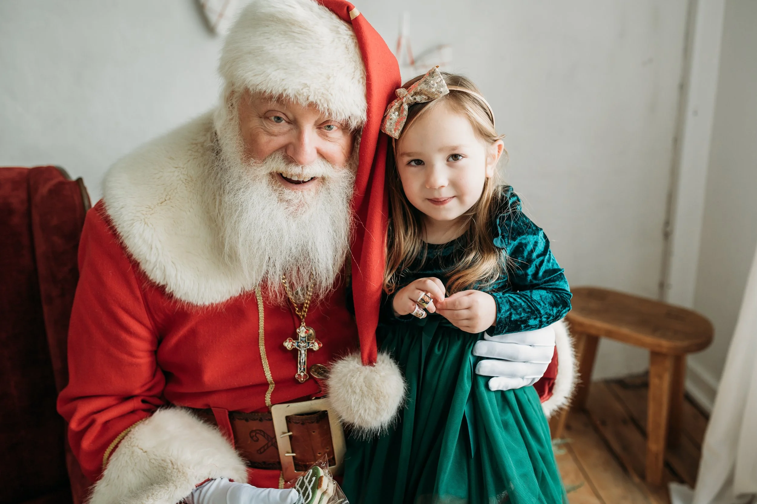 Santa Mini Session Photos in Columbus, Ohio