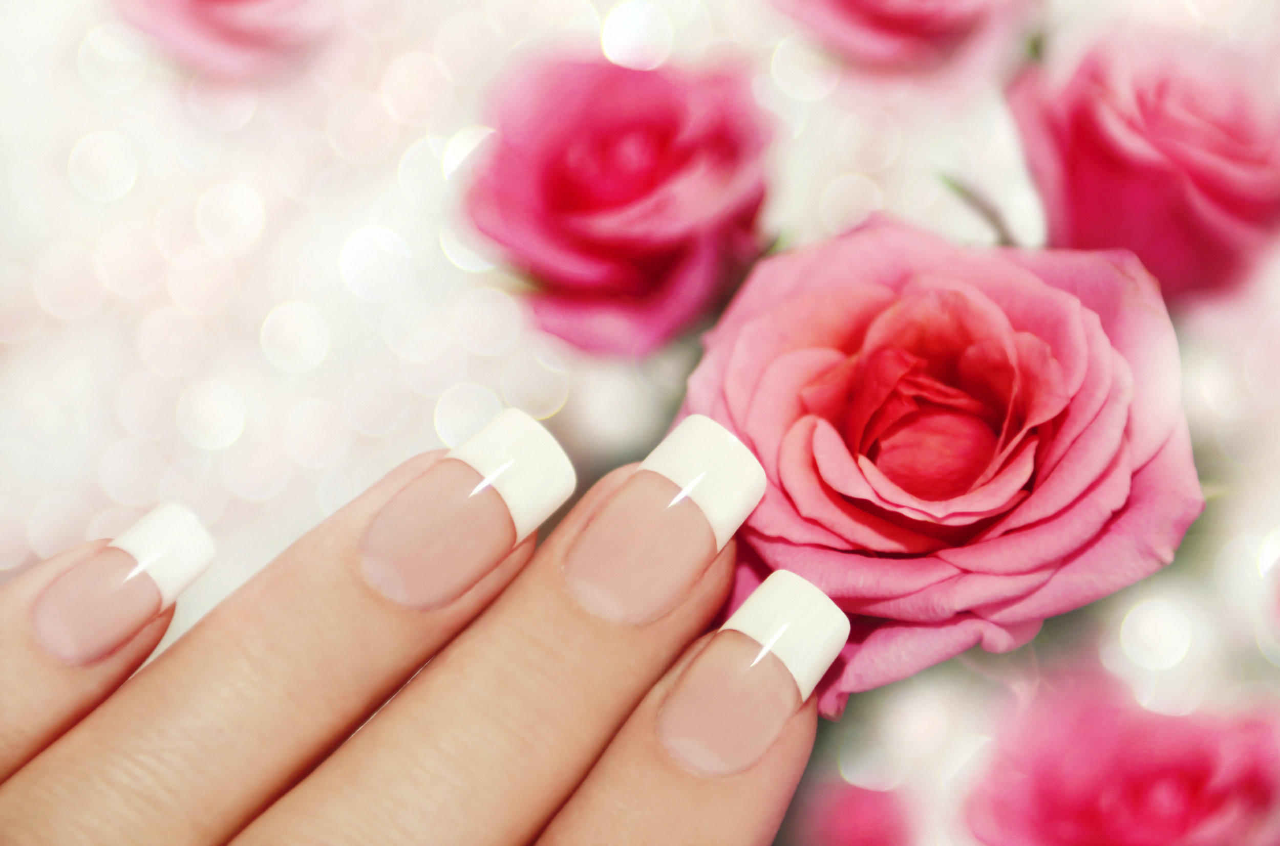 Gel Nails with French Manicure
