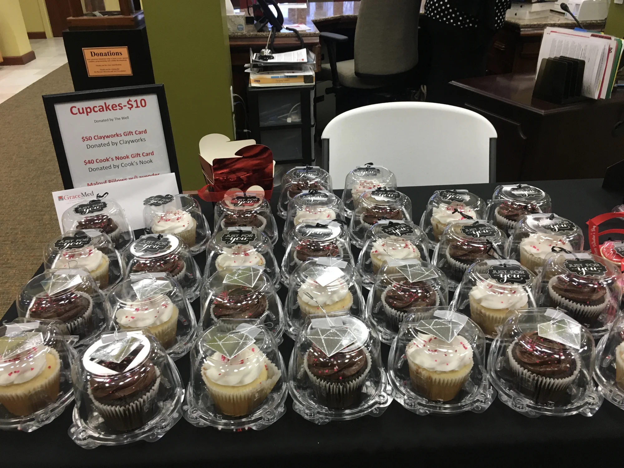 Cupcakes courtesy of The Well