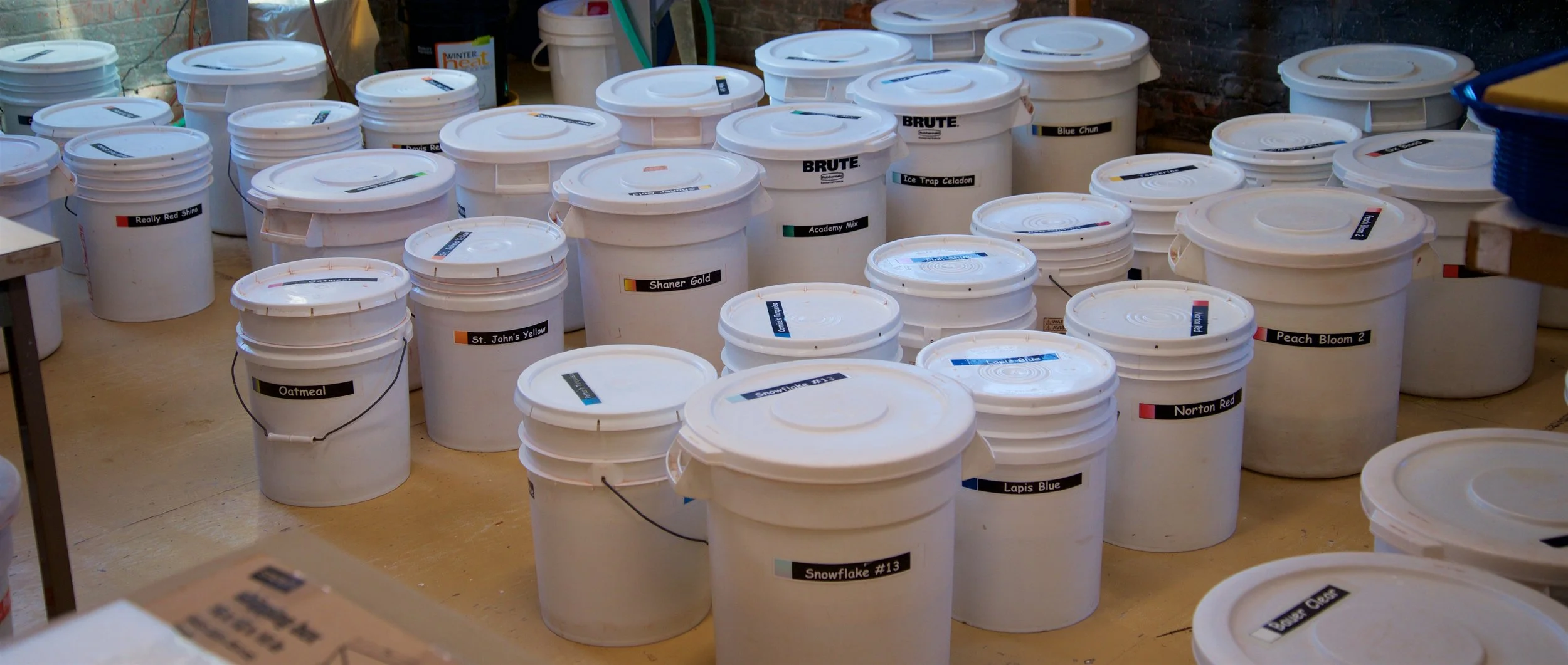 an 'ocean' of glorious glaze choices
