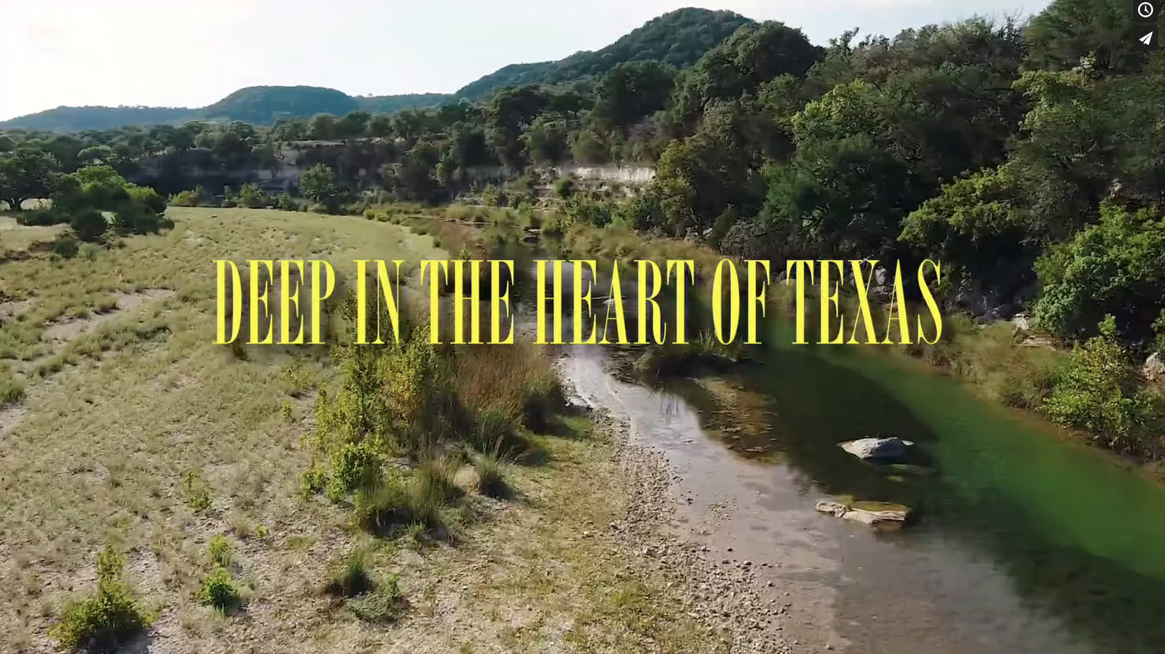  The film takes us to the Texas Hill Country where Enid and Frederic Collins ranched, had a family -- and founded Collins of Texas. Credit: Michael Maloy, 2022 