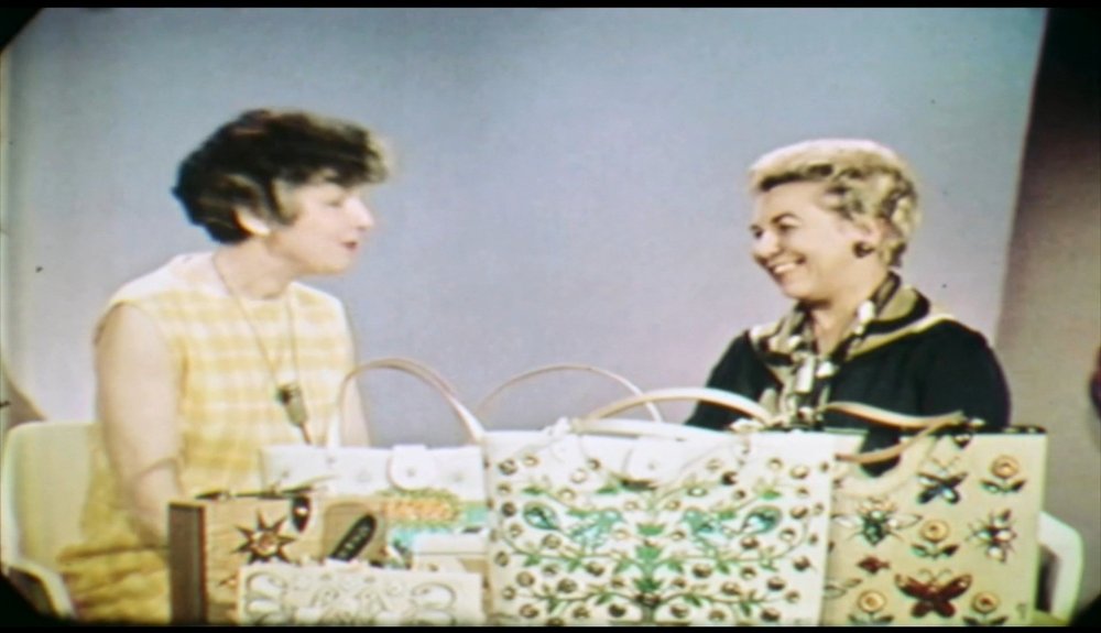  Archival footage shows Enid making an appearance on a local Seattle talk show in the 1960s. Credit: Michael Maloy, 2022 