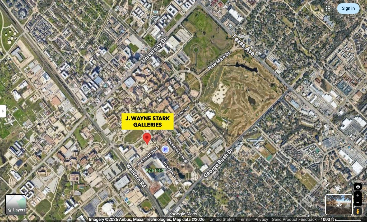 Hey, Enid Collins day-trippers and "geek-outers" (love it, @devota512 !) Here are a couple of labeled satellite maps to help you navigate your way around the Texas A&amp;M campus to the "Elements with Enid" Floral Art show at @tam