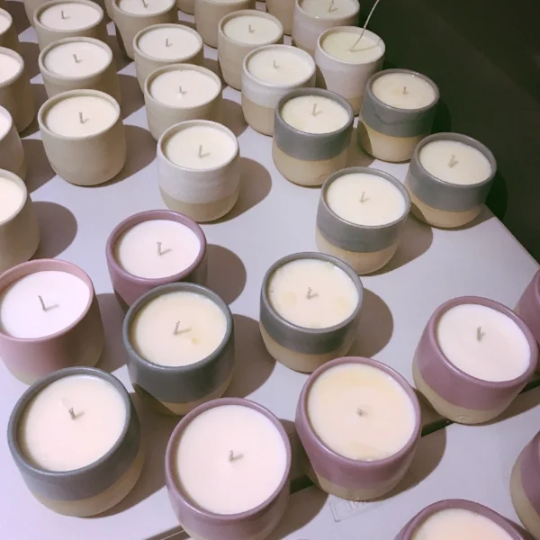 A sneak peek at our new candle holders.
