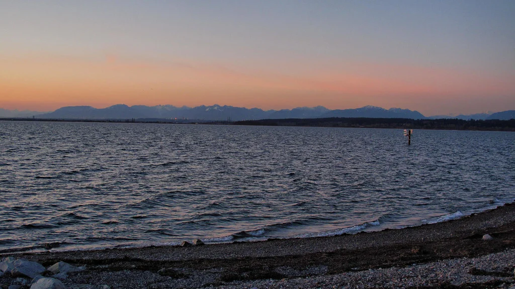 Crescent Beach at dusk. Photo: Kyle Pierce