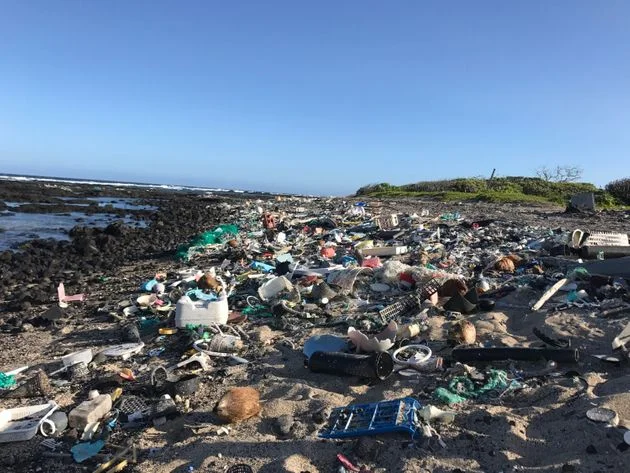 The Hawaii Wildlife Fund organizes regular cleanups at Kamilo Point on Hawaii's Big Island. Photo courtesy: Megan Lamson.