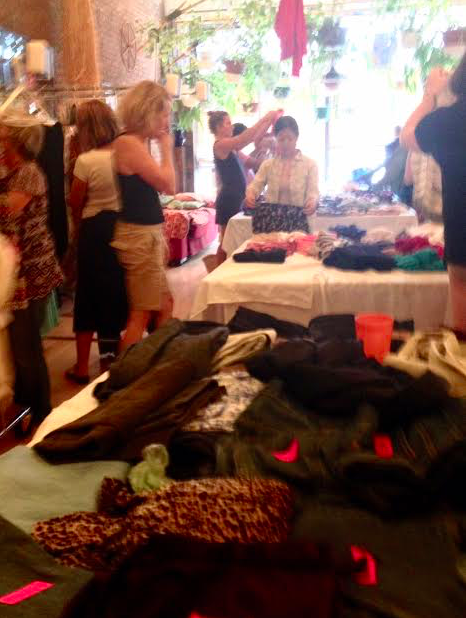 A (blurry) action shot