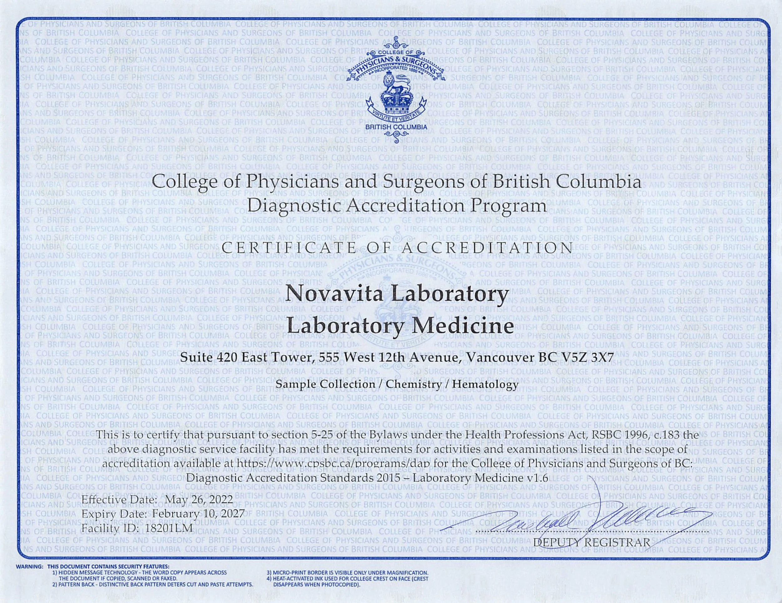 NOVAVITA LABORATORY-ABOUT US