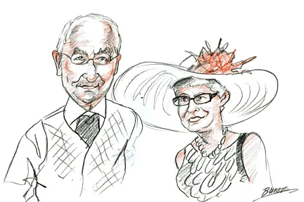 Advance gifts - Mother and father of the bride.