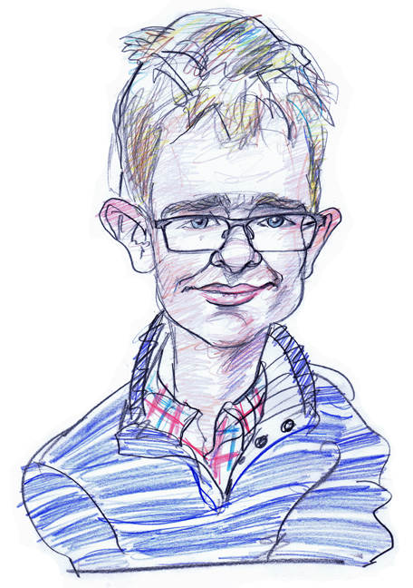 5 minute drawing- quick caricature