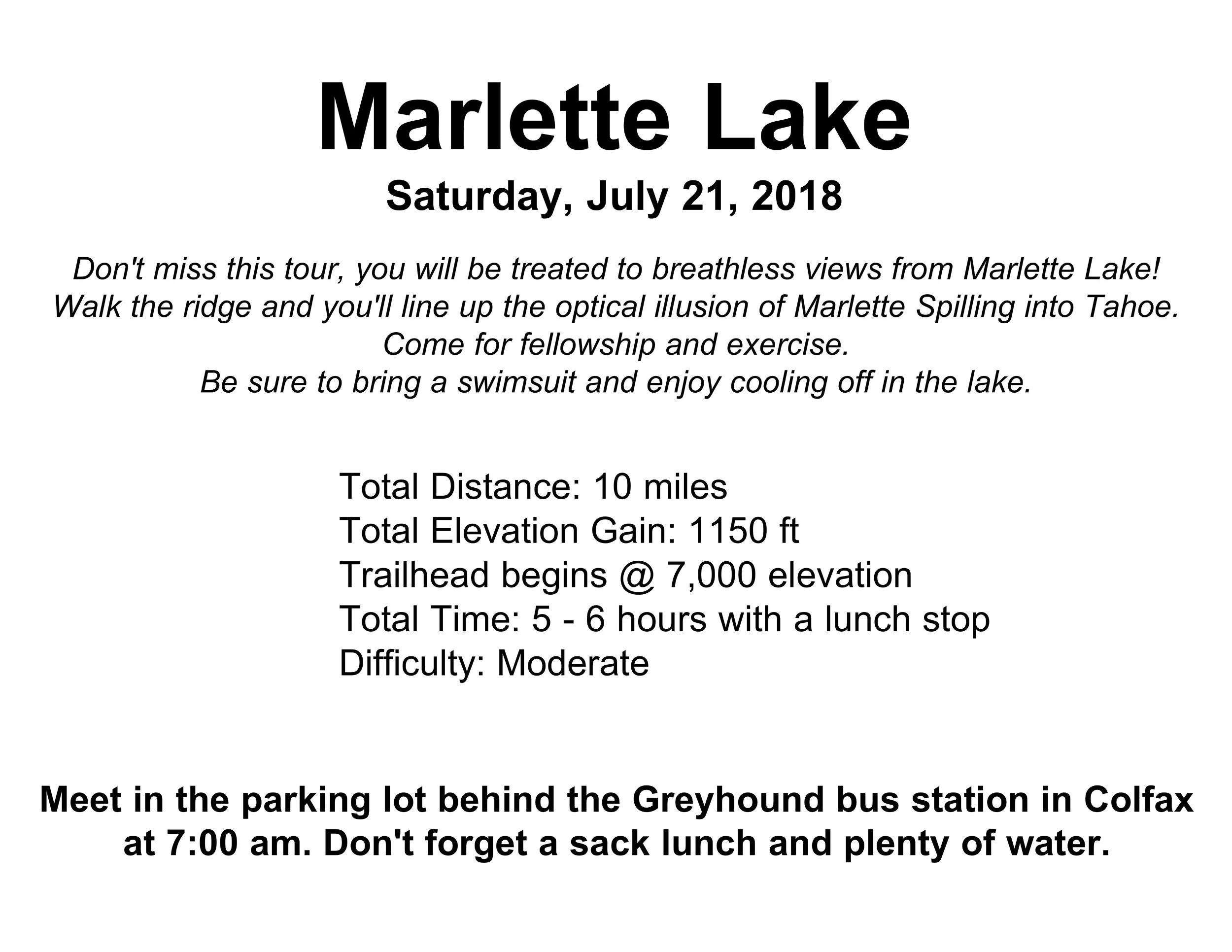 Marietta Lake