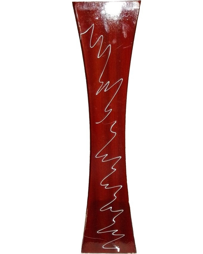 finchley brown concave vase - 80 x 17cm n11,500