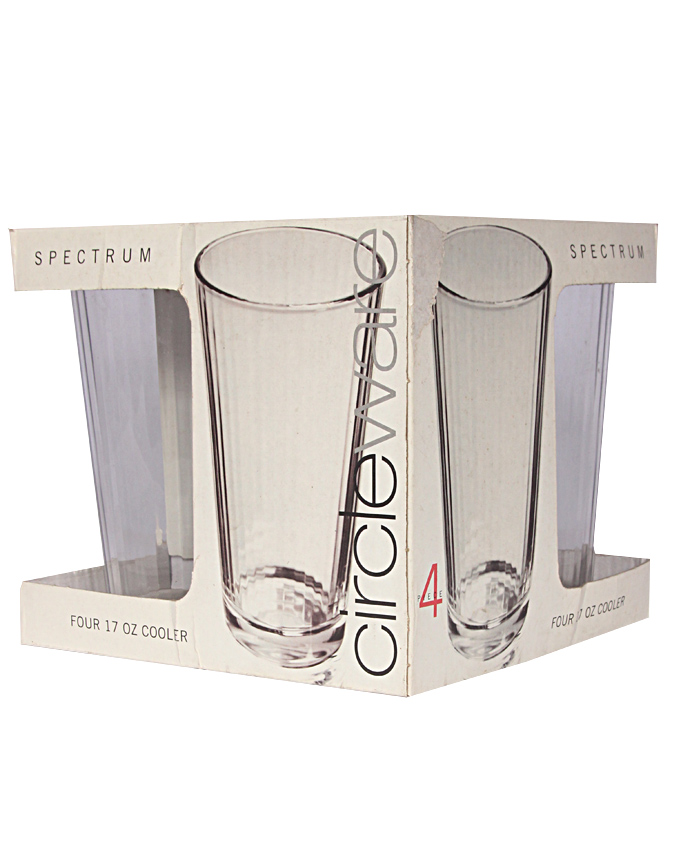 set of 4 ribbed drinking glasses ( sold out) n3,500