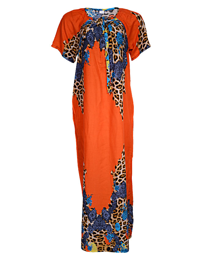acton maxi dress - orange sizes 16 - 22 n3,500