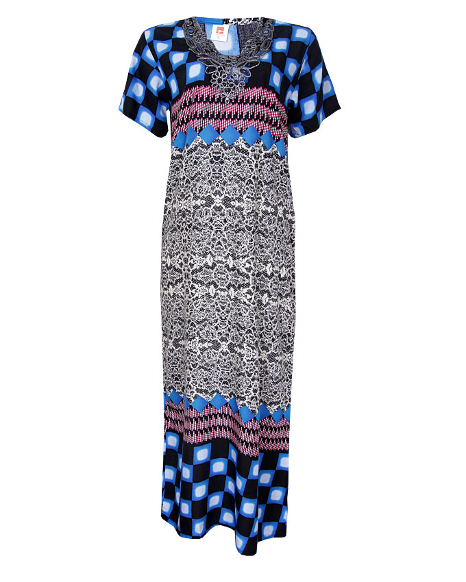 boxter maxi dress - blue sizes 16, 20 n3,900