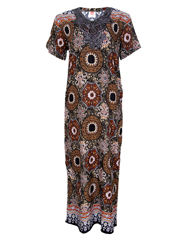 cresida maxi dress - brown sizes 16-18 n3,900