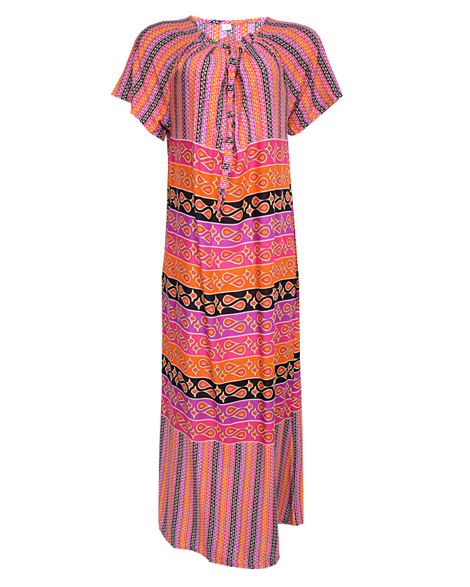 hackney maxi dress - orange sizes 14, 16, 20 n3,500