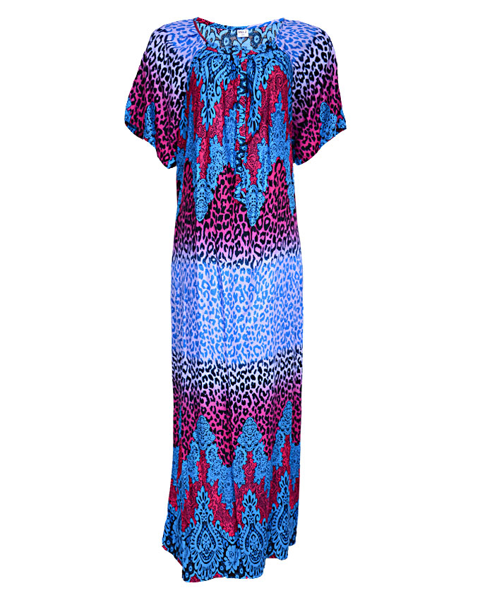 hampstead maxi dress - blue sizes 16 - 20 n3,500