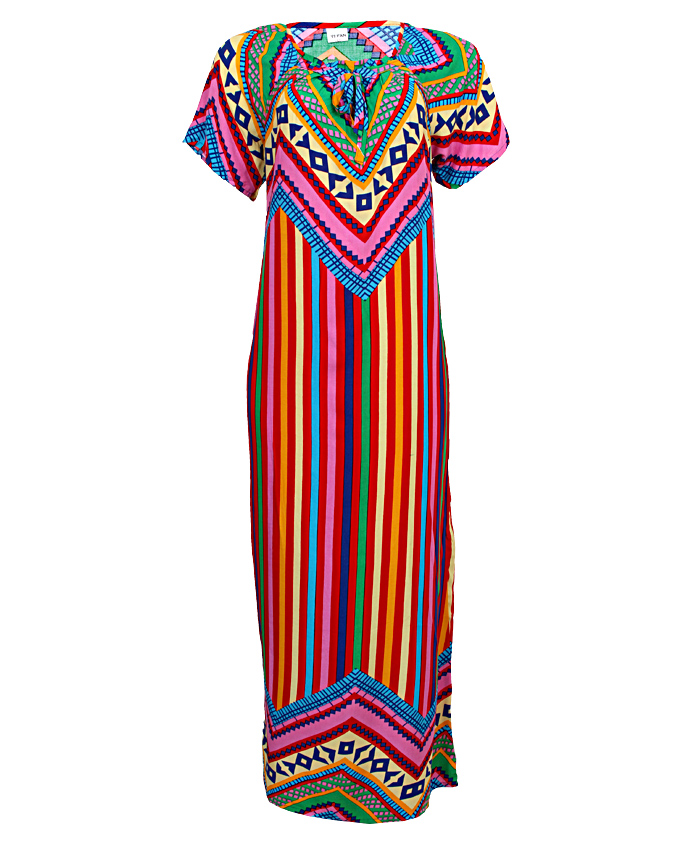 portland maxi dress with line detail - pink sizes 22 n3,500