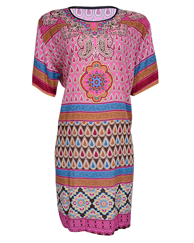 whetstone mini dress with fern print - blue sizes one size (sold out) n4,500