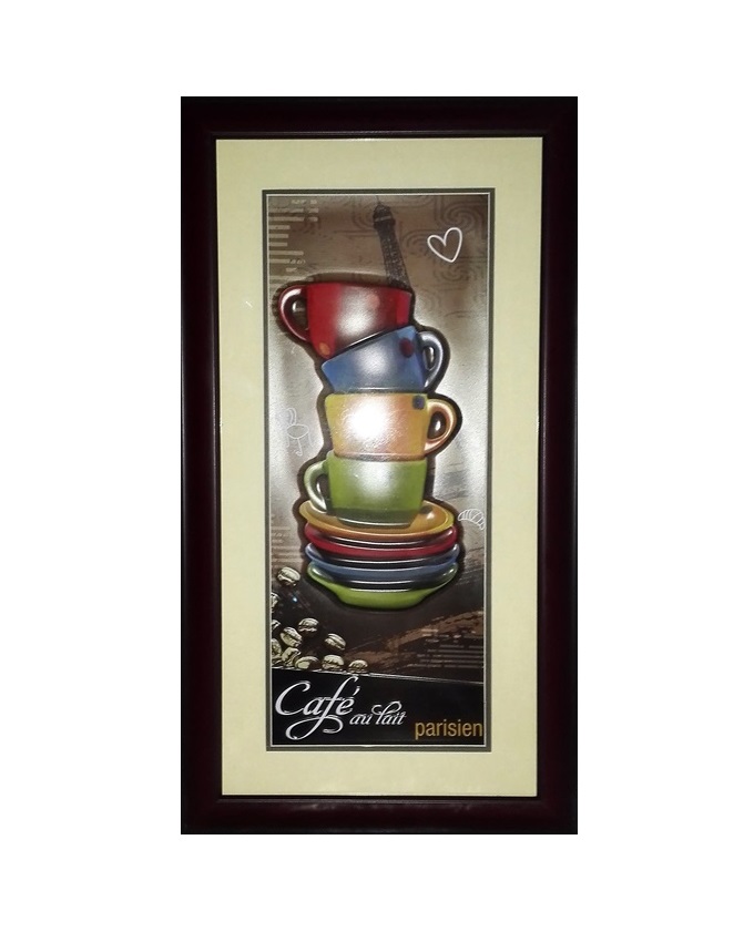 CAFE LATTE PAINTING - 36 X 64CM N7,500