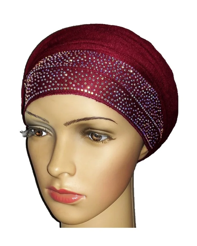 new regal turban with loaded studs - burgundy n5,800