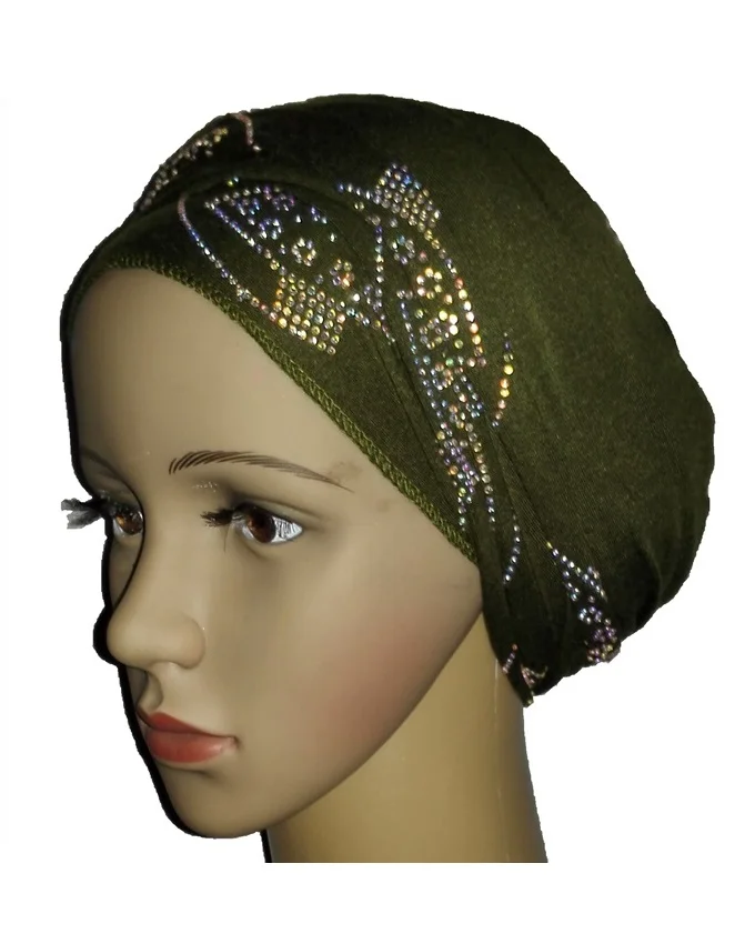 new regal turban with orbital print- olive green n5,800