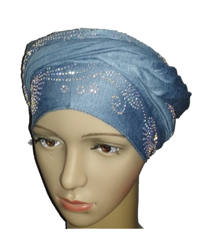 new regal turban circle studs - baby blue n5,800