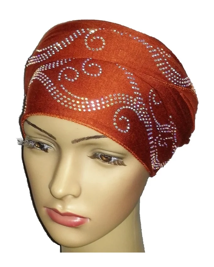 new regal turban bajan wave design - mocha brown n5,800