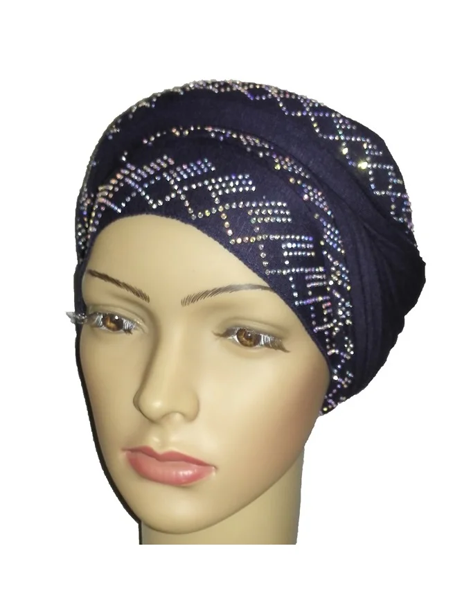 new regal turban diamond design - navy blue n5,800