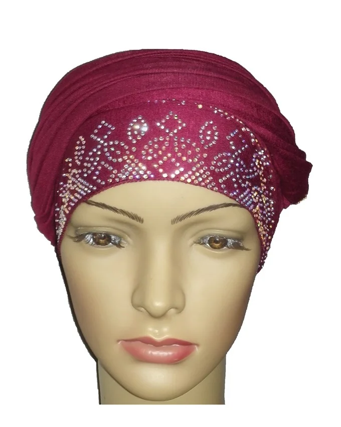 new regal turban sienna studs - burgundy n5,800