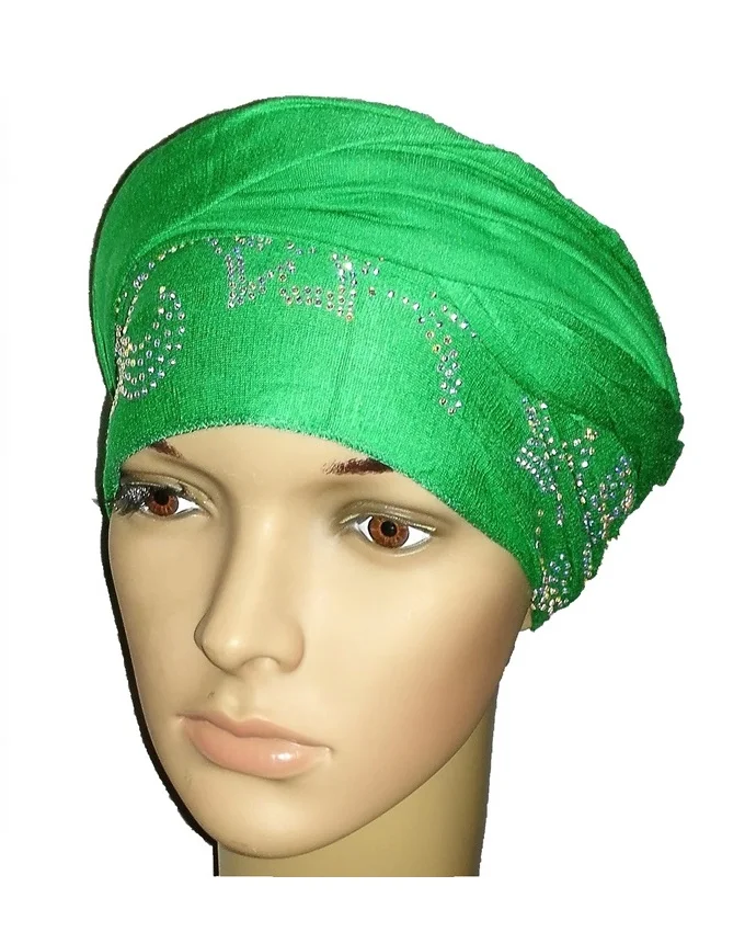 new regal turban petal circle design - leaf green n5,800 (sold out)