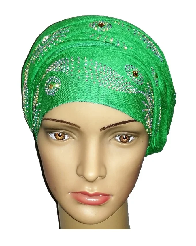 new regal turban sun circle studs - leaf green n5,800 ( sold out)