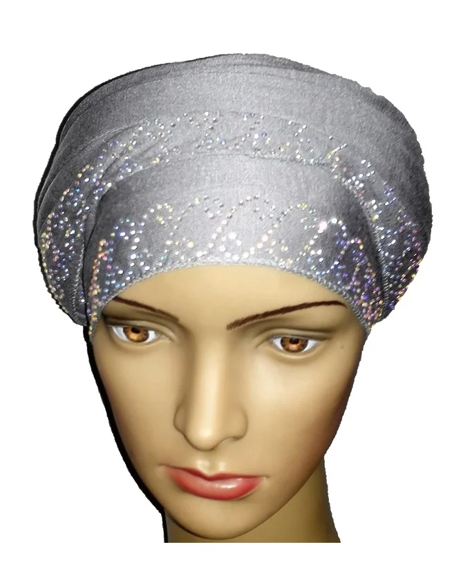 new regal turban chain link design - ash grey n5,800