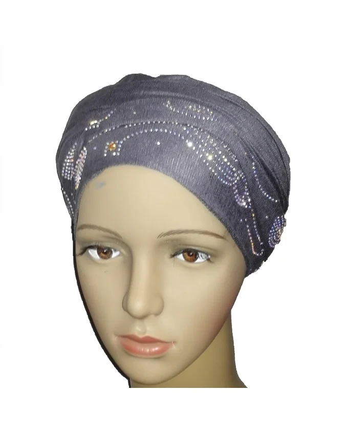new regal turban wave & circle design - slate grey n5,800