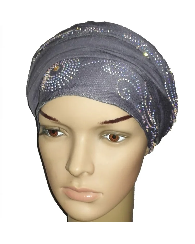 new regal turban circle studs - slate grey n5,800