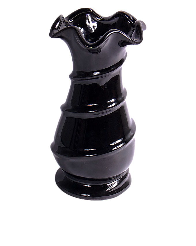 NEW MALI BLACK CERAMIC VASE - 17CM N3,000
