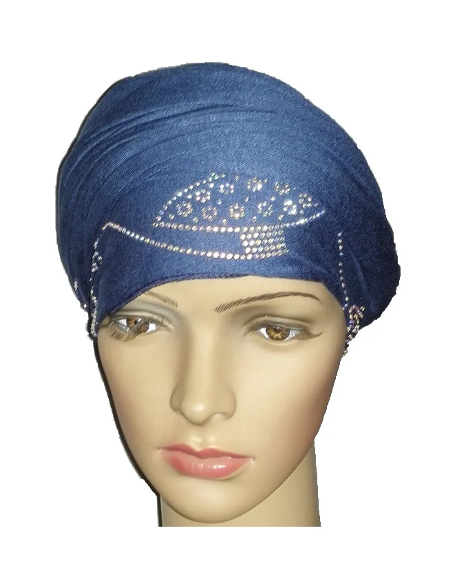 new regal turban orbital print - atlantic blue n5,800