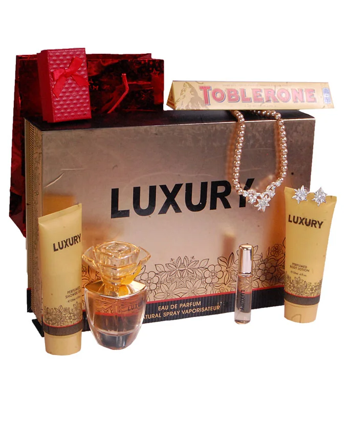 LUXURY GIFT SET ( WITH MK WATCH, TEDDY ) W/ CHOCOLATE AND EARRINGS - N100,000 W/O CHOCOLATE & EARRINGS - N10,000
