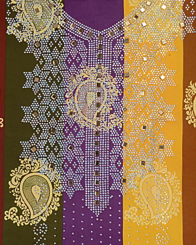 weft studded fabric w 44" l 108" sleeve 18" n15,000