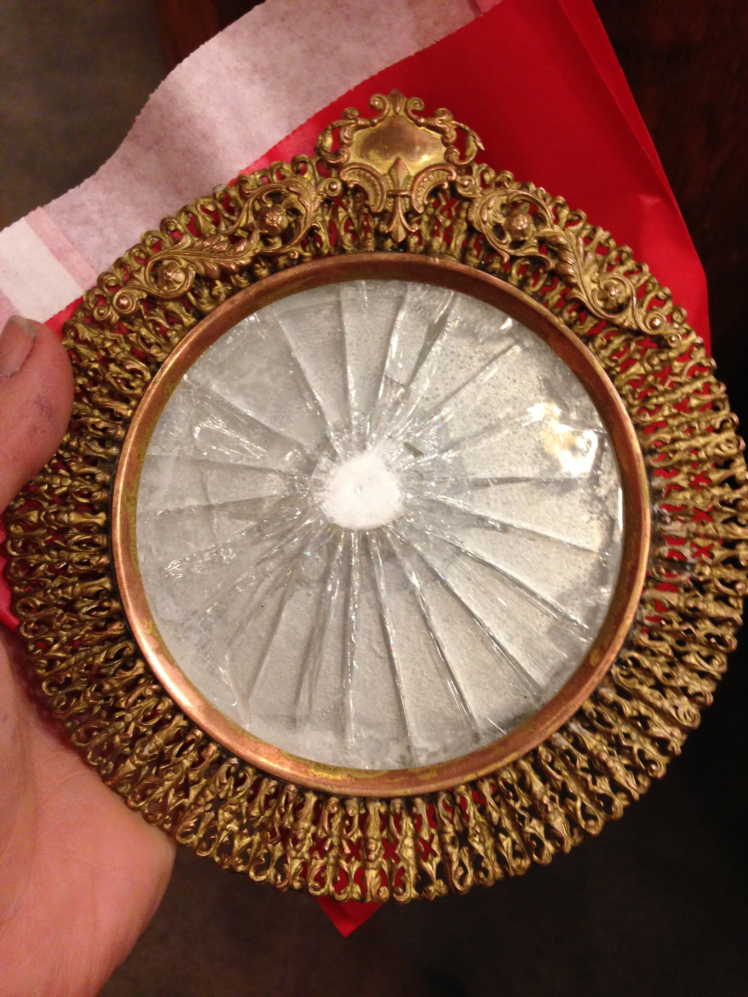 "Richard II" Sugar glass mirror