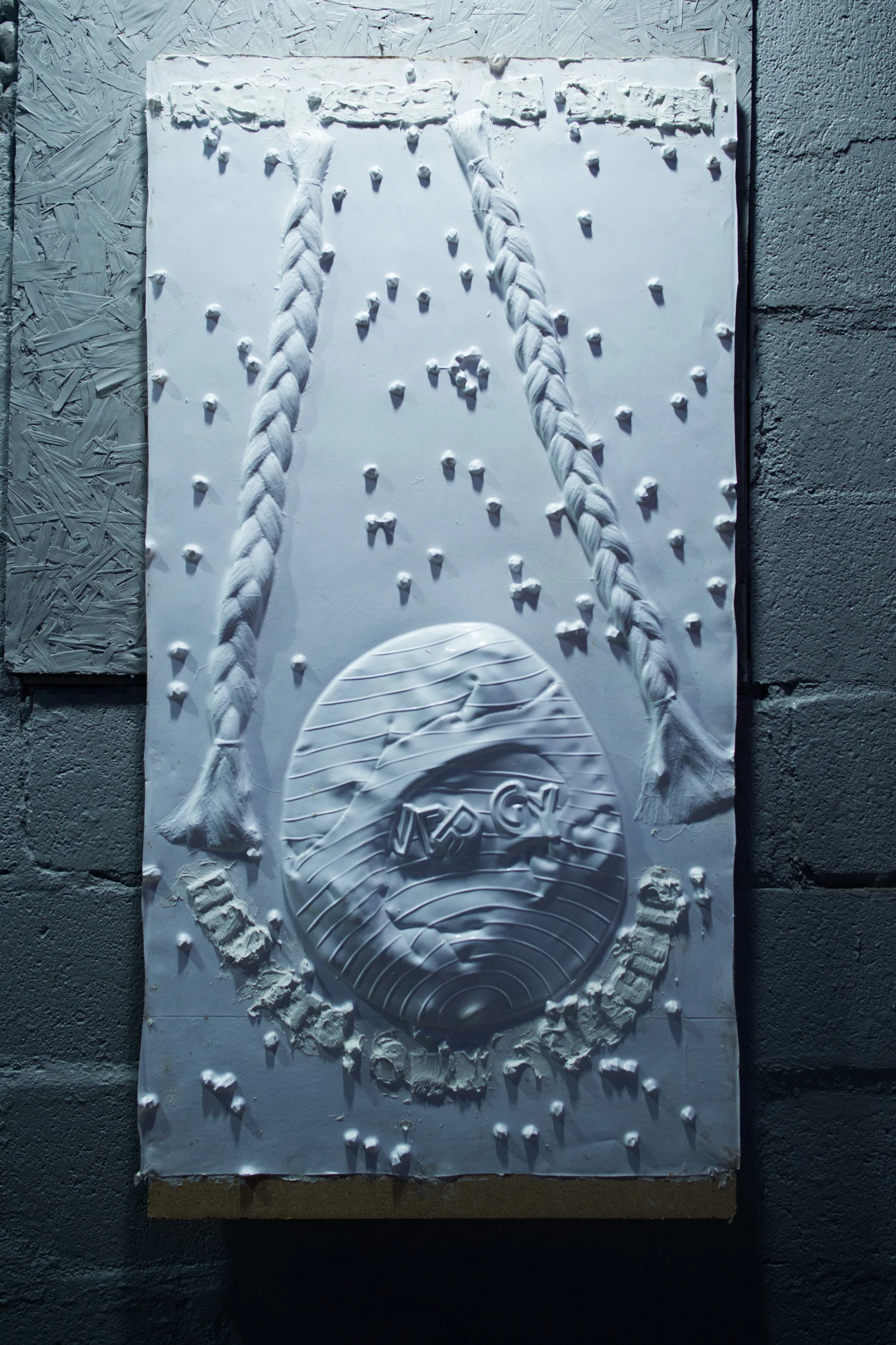Untitled vacuum-formed plastic mounted on MDF 2015
