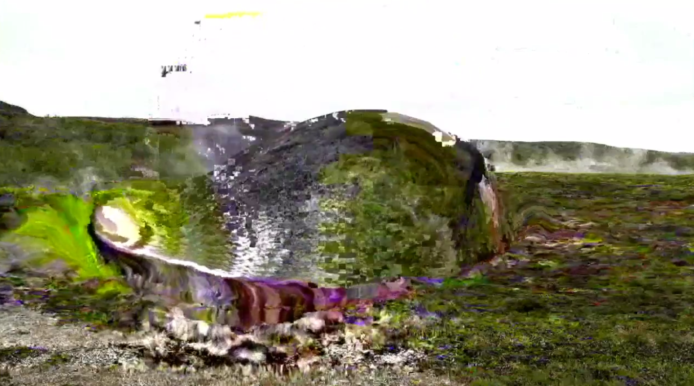 KVIKA projected video installation (video still) 2014