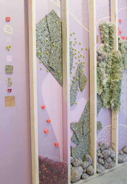 Devin Balara Pine Oaks Site specific mixed media installation 2015