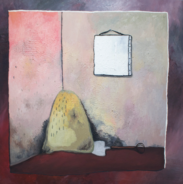 Aaron Harper Painting oil on wood 2014