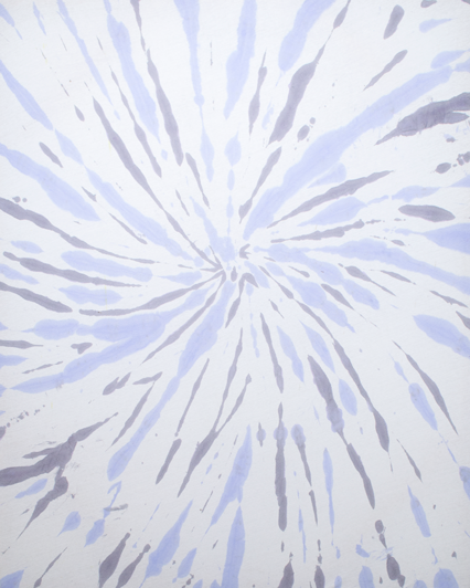 We Out Here/Far Out/Blue Nocturne/Blue's Blue/Let It Be/Get Back acrylic on unprimed cotton 2014