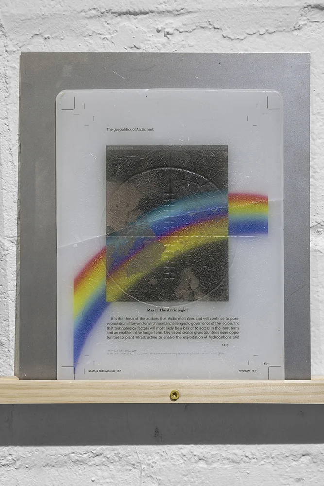 Lee Pivnik MELTDOWN 2017 UV prints on wax
